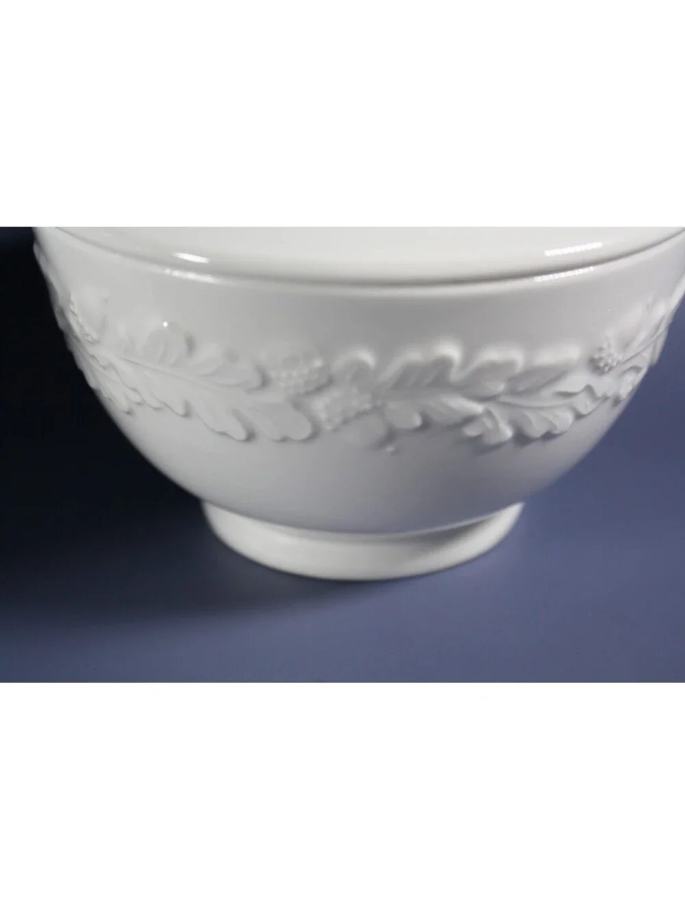 Martha Stewart Everyday MSE Acorn White Creamer & Covered Sugar Bowl Set